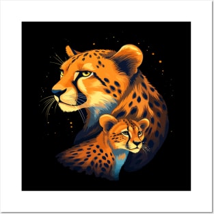 Cheetah Fathers Day Posters and Art